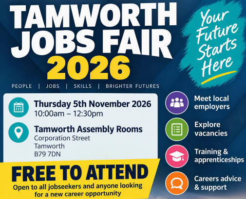 Tamworth Job Fair poster