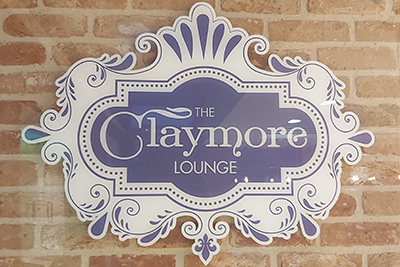 Claymore Lounge Sign